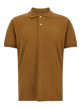 Lacoste: Коричневое поло 