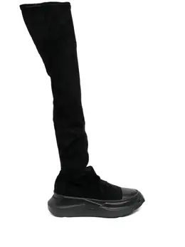 Rick Owens DRKSHDW: Чёрные ботинки  Abstract