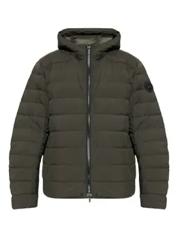 Canada Goose: Зелёная куртка 