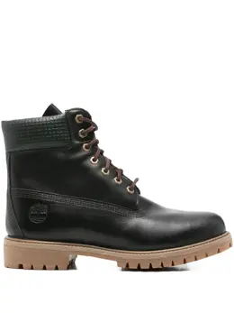 Timberland: Чёрные ботинки 