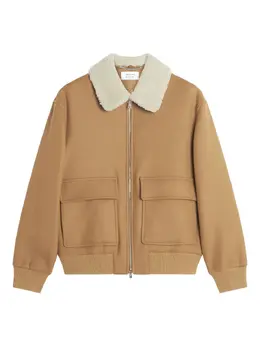 Maison Kitsuné: Куртка с воротником 