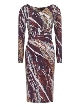 Roberto Cavalli: Платье с принтом 