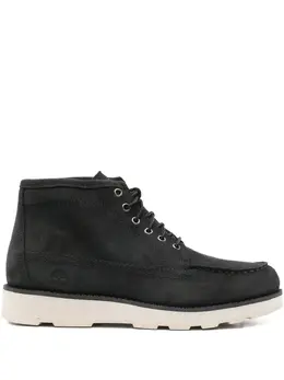 Timberland: Чёрные ботинки 