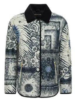 Roberto Cavalli: Куртка с принтом 