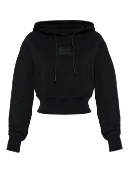 Versace Jeans Couture: Чёрная толстовка 