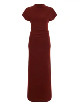Proenza Schouler: Коричневое платье 