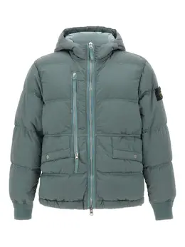 Stone Island: Пальто с капюшоном 