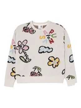 AAPE BY *A BATHING APE®: Свитер с принтом 