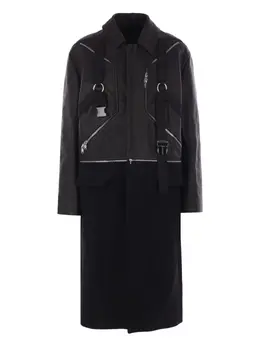 Rick Owens: Чёрное пальто  Jumbo
