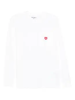 Carhartt WIP: Белая футболка 