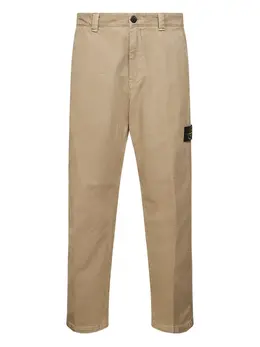Stone Island: Бежевые брюки 