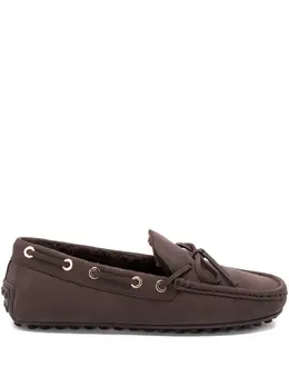 Tod's: Коричневые лоферы  City Gommino