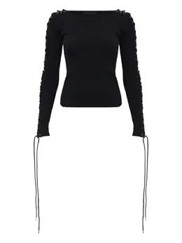Balenciaga: Кружевное топ 