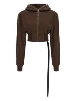 Rick Owens DRKSHDW: Коричневая толстовка 