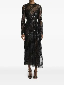 Elie Saab: Платье с длинным рукавом 