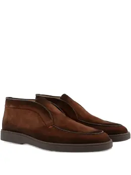 Santoni: Коричневые ботинки 