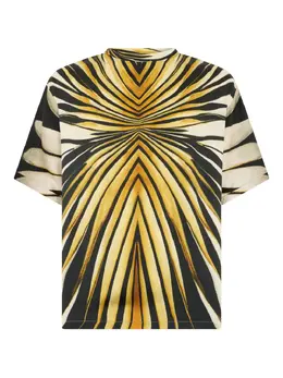 Roberto Cavalli: Футболка с принтом 