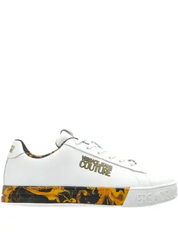 Versace Jeans Couture: Белые кроссовки 