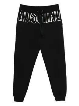 Moschino: Брюки с принтом 