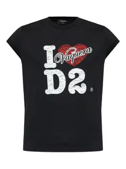 DSQUARED2: Хлопковая футболка 