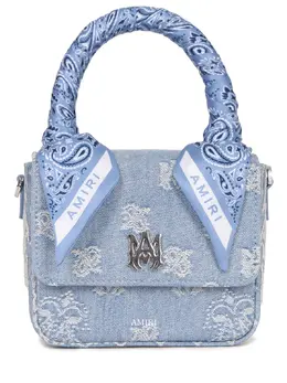 AMIRI: Голубая сумка 