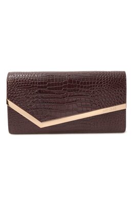 Jimmy Choo: Коричневый клатч  Emmie