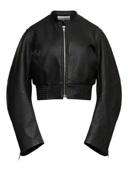 MM6 Maison Margiela: Чёрная куртка 