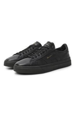 Santoni: Чёрные кеды 