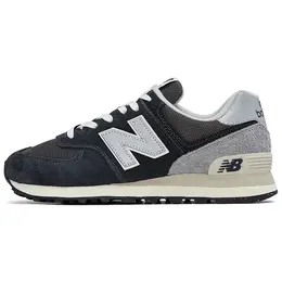 New Balance: Серые кеды  574