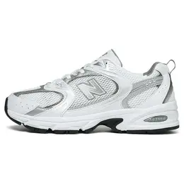 New Balance: Белые кеды  530