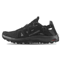 Salomon: Чёрные кеды 