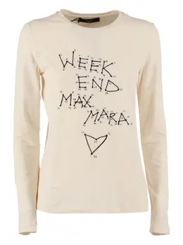 Weekend Max Mara: Футболка с принтом 