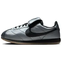 NIKE: Серебристые кеды 