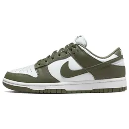 NIKE: Белые кеды  Dunk