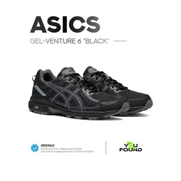 ASICS: Чёрные кроссовки  Gel-Venture 6