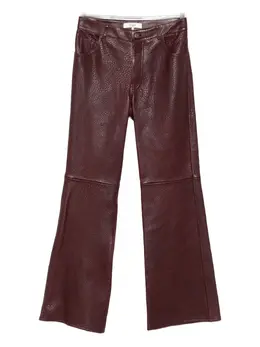 Chloé: Кожаные брюки 