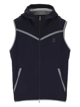 Brunello Cucinelli: Синий жилет 