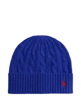 Polo Ralph Lauren: Голубая шапка 