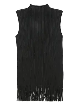 Pleats Please Issey Miyake: Топ бахромой 
