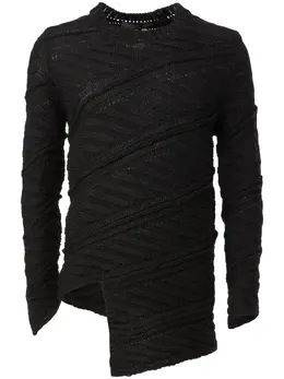 Comme des Garçons Homme Plus: Чёрный свитер 