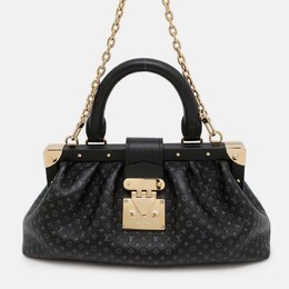 Louis Vuitton: Чёрный клатч 
