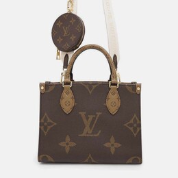 Louis Vuitton: Коричневая сумка 