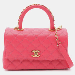 Chanel: Розовая сумка на руку 