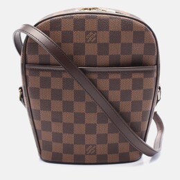 Louis Vuitton: Коричневая сумка 