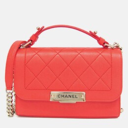 Chanel: Оранжевая сумка 