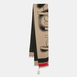 Burberry: Чёрный шарф  Love