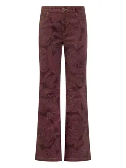 ETRO: Бордовые джинсы 