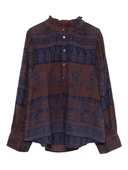 Antik Batik: Блуза с растительным принтом 