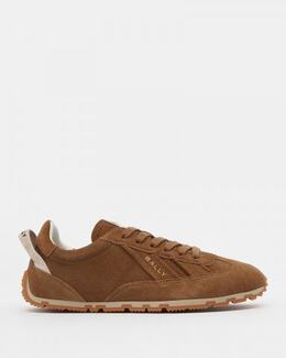 Bally: Бежевые кроссовки 