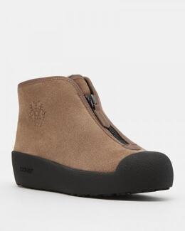 Bally: Бежевые ботинки 